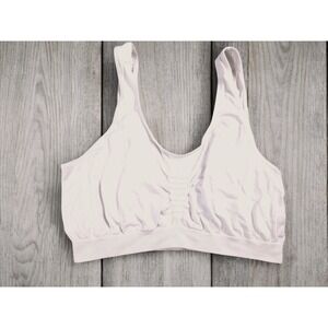 Bali Comfort Revolution Wirefree Microfiber Crop Top Bra PLus Size 3X XXX 3XL